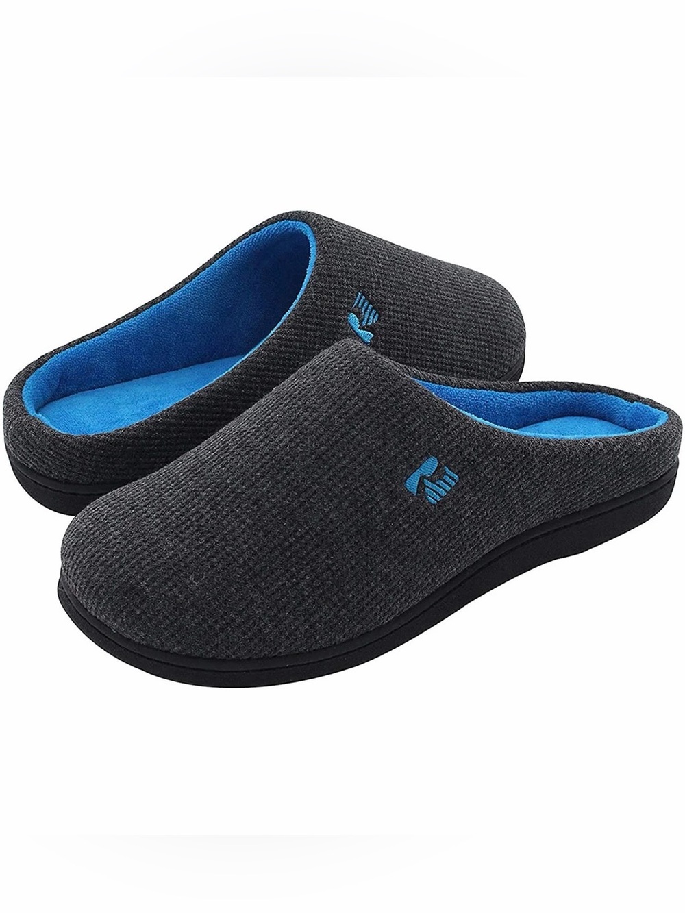Men’s Rockdove Original Two-Toned Memory Foam Slippers Size 10.5